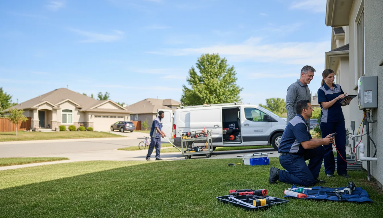 Tankless water heater service in Elma, IA